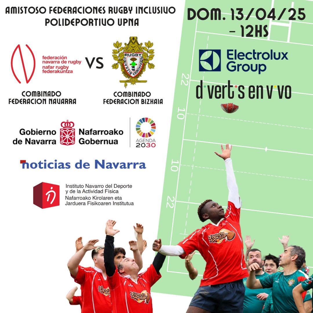 Amistoso Federaciones Rugby Inclusivo (13 de abril, UPNA)